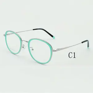 Wholesale new model optical frame custom, TR and metal eyeglasses frame high quality