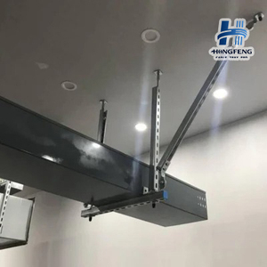 Canaux de câblage métalliques pré-galvanisés noirs avec revêtement en poudre imperméable RAL 9005, 200*100mm, pour environnements à forte humidité - Product Image 2