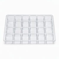 Barquette en plastique thermoformé PET pour pièces automobiles, composants automobiles, emballage de protection, boîte en plastique, fabricant Chine