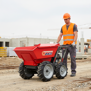 Chariot à main mini renforcé pour déchets de construction, vente chaude, livraison gratuite, certifié EPA CE EUR5 - Product Image 1