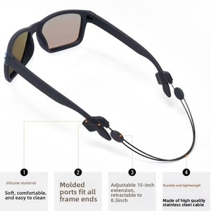 Occhiali Smart TJD Meta Ray-Ban, Impermeabili IP69, Resistenti agli Urti, con Cinturino Regolabile, Compatibili con Occhiali da Sole Ray-Ban e Meta HSTN - Product Image 2