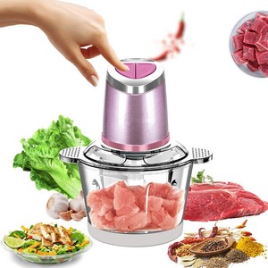 Food Processor 3L Glass Cup Multiple Blades Electric Meat Grinder <b>Vegetable</b> <b>Chopper</b> Garlic Peeler Household Kitchen Appliance - Product Image 4