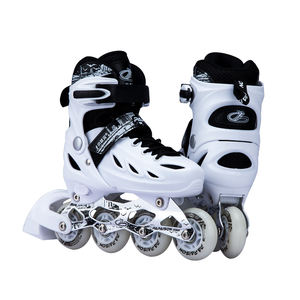 Patines en Línea Blancos y Negros OEM ODM al Mejor Precio con Ruedas de PU, Patines de Ruedas con Botas Rígidas para Niños y Adultos - Product Image 2