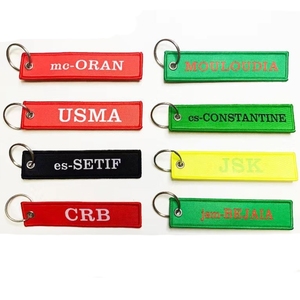 Customized Double-Sided Fabric Embroidered Rubber <b>Keychain</b> with <b>Custom</b> Logo <b>Custom</b> Size & Design Eco-Friendly Promotional Gift - Product Image 5