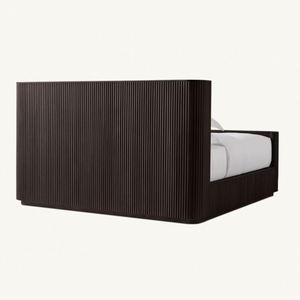 Muebles de Dormitorio Personalizados de Fábrica, Cama Moderna de Madera de Alta Gama, Camas con Estructura de Madera y Cabecera - Product Image 5
