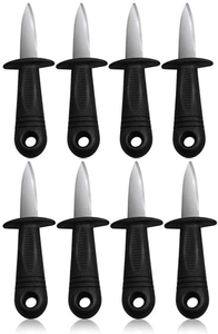 Coltelli da ostrica economici in acciaio inossidabile di alta qualità con manico in PP - Product Image 2