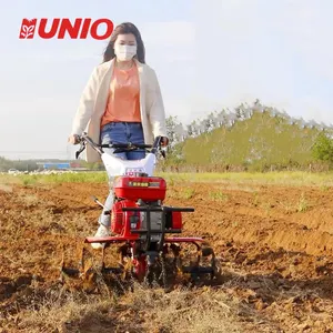 Small Cultivator Ditch Turn Loose Soil Gasoline Diesel Multi-Function Rotary Tille Micro Tillage Machine