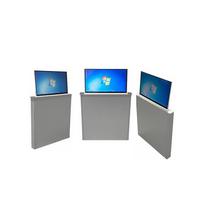 Equipo de Pantalla de Monitor Elevable Oculto de Aluminio con Diseño Minimalista, Eléctrico, para Conferencias sin Papel en Oficina con Función de Votación