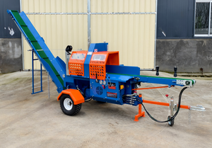 긴 먹이 벨트 장작 프로세서 및 치퍼 슈레더 <span class=keywords><strong>3</strong></span>-in-1 목재 가공 기계 - Product Image 2