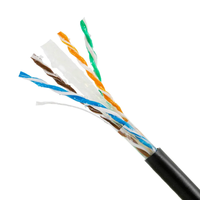 Câble Internet Cat5e Intérieur Haute Vitesse Personnalisé en Usine, Déploiement Facile, Câble Réseau UTP Cat5e