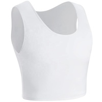 Harnais de compression classique personnalisé, respirant, en spandex fin, sans manches, pour transgenres FTM et lesbiennes, avec maintien ferme