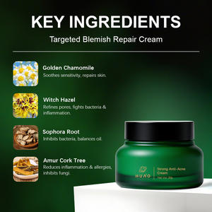 HUAO Crème anti-acné pour réparation rapide et efficace des cicatrices de boutons, élimination des taches, rétrécissement des pores lisse - Product Image 5