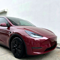 Film de protection auto-adhésif pour voiture Ankola 5FTX55FT rouge en PET PVC auto-réparant, haute brillance, effet cristal, provenant de l'usine de Foshan