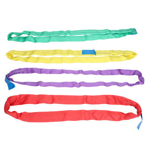 Sling de levage rond en polyester haute ténacité, sans fin, de 1 à 50 tonnes, avec facteur de sécurité 7:1, sangle de levage pour palan - Product Image 6