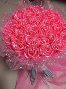 <span class=keywords><strong>Ruban</strong></span> de satin double face 100% polyester écologique 4cm 100yd pour décoration de mariage - Product Image 5