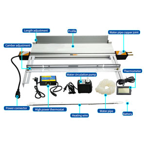 Pequeña máquina dobladora en caliente <span class=keywords><strong>de</strong></span> acrílico <span class=keywords><strong>de</strong></span> 10mm Máquina dobladora <span class=keywords><strong>de</strong></span> plástico con 30cm 60cm 125cm 220V 110V opcional - Product Image 2
