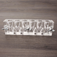 Moules d'encens en acrylique transparent, 10 trous, cônes d'encens, outil de moulage pour débutants, DIY bricolage