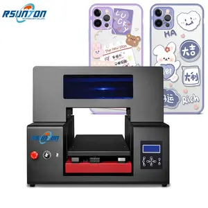 Phone Case Cup Bottle Printer A3 Uv Flat Printing Machine 3d Emboss For Business card PVC card gold ball