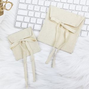 Custom Organic Cotton Reusable Packaging Bags for Clothing Feature Socks Watches Packaging Screen Printing Wigs Promotions - Product Image 3