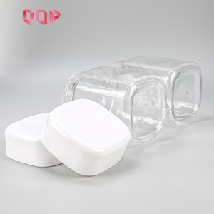 Wholesale Pharmaceutical Grade Good Sealing Hemp Gummy Bear Candy <b>Plastic</b> <b>Jars</b> Square Bottles for Soft Chews With White PP Cap - Product Image 5