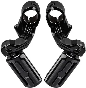 Goldfire 32mm 1-1/4 "Motorrad Motors chutz Fuß stütze Highway Bar Fußrasten Pedal Fuß stütze Universal Short Foot Pegs Clamps