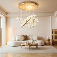 Lustre en verre soufflé à la main en forme d'escalier en spirale, luminaire suspendu pour plafond haut, idéal pour villa, duplex, hall