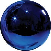 Sphère sphérique de jardin, boule de visualisation orbe de jardin, boule de visualisation en acier inoxydable pour décoration extérieure