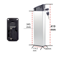 Batterie Li-ion pliable pour vélo électrique 48V 13Ah 17Ah 17.5Ah 18Ah pour Eletronbike OD20 OG20 G-Force RC Mate X 750W Vélo électrique