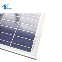 Panneaux solaires à cadre en aluminium 25W, mini chargeur solaire en gros, panneau solaire rigide en verre laminé 18V ZW-25W-18V