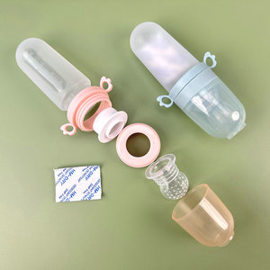 Sucette naturelle personnalisée en silicone pour bébé cuillères d'alimentation bébé mangeoire pour fruits sucette bébé <span class=keywords><strong>biberon</strong></span> - Product Image 2