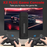 X2 Plus 64G 128G 64G GD10 Pro Console de Jeu 4K Lecteur 3D HD Rétro Manette Sans Fil TV 50 Émulateurs pour Cadeaux d'Enfants