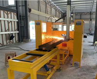 LANCNC-máquina de corte por plasma CNC de alta calidad, cortador de perfiles para H/U/L de acero/Sección de Robo/haz