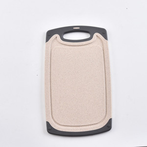 Multifunctional 3-Piece Wheat Straw and PP <b>Plastic</b> <b>Kitchen</b> Cutting Board Set Premium Chopping Blocks - Product Image 4