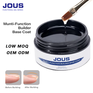 Gel Constructeur Personnalisé à Marque Privée, <span class=keywords><strong>Base</strong></span> <span class=keywords><strong>Coat</strong></span> Multifonction Auto-Nivelant, Gel d'Extension d'Ongles pour Professionnels - Product Image 1
