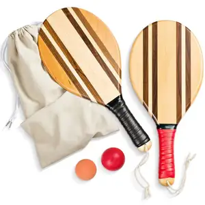 Houten Strand Tennisracket Pickleball Strand Tennisracket Hout Paddle Ball Paddle