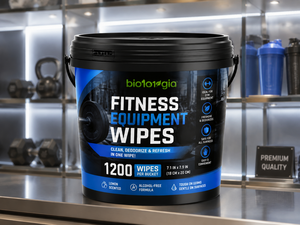 Lingettes de nettoyage Wipex Fitness à base de plantes pour équipements de sport, tapis de yoga, nettoyant pour salle de sport et vélos <span class=keywords><strong>Peloton</strong></span> - Product Image 1