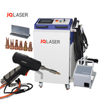 Machine de soudage laser portable JQLASER 1500W 4 en 1, type fibre, refroidie à l'eau