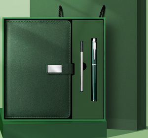 Set <span class=keywords><strong>Regalo</strong></span> Aziendale di Lusso Personalizzato 2026 con Agenda e Quaderno in Confezione <span class=keywords><strong>Regalo</strong></span> per Uomini e Donne - Product Image 2