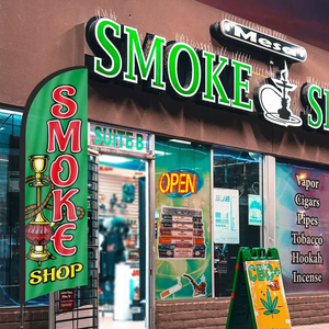 Insegna Luminosa Aperto con Lettere Scatolate Impermeabili a <span class=keywords><strong>LED</strong></span> Personalizzate da Fabbrica per Esterno per Negozi e Attività Commerciali come Smoke Shop - Product Image 3