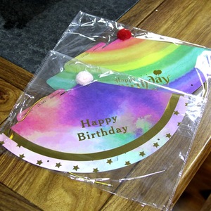 <span class=keywords><strong>Chapeau</strong></span> Couronne d'Anniversaire en Papier Joyeux Anniversaire, Décoration de Fête, Fournitures pour la Maison, Chapeaux d'Anniversaire Arc-en-ciel, Accessoires Photo <span class=keywords><strong>DIY</strong></span> - Product Image 4