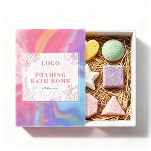 บาธบอมบ์สำหรับเด็กแบบสั่งทำจากโรงงาน: ชุดของขวัญพรีเมียมผลิตภัณฑ์อาบน้ำฟองฟู่จากธรรมชาติและออร์แกนิก - Product Image 1
