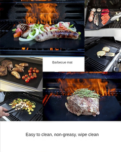 Fiberglass Non-Stick High Temperature Resistant <strong>BBQ</strong> <strong>Grill</strong> <strong>Mat</strong> Set Fireproof Outdoor <strong>Grill</strong> <strong>Mats</strong> Camping Charcoal Baking Box - Product Image 5