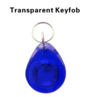 YIAN 125KHZ 13.56MHZ RFID ABS Keyfob Series Transparent Mini Tag Carte de membre Carte de visite Hôtel
