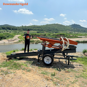 Mobile Goldwaschanlage für die Feldinstallation, 5 Tonnen/Stunde, zur Gewinnung von Alluvialgold, Goldvibrationsanlage zur Feingoldgewinnung - Product Image 1