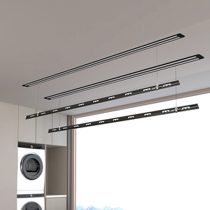 Tendedero de ropa inteligente sencillo, secado de doble varilla que ahorra espacio, con diseño de espacio, altura ajustable, extensible libremente - Product Image 1