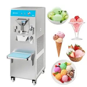 MEHEN M10E 20-40L/H italian hard ice cream machine serve with pasteurizer gelato price small commercial batch freezer