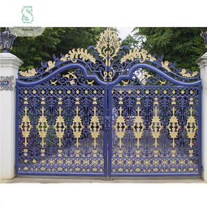 Portails de porte en fer forgé usagés/clôture en fer brut/portail en fer forgé - Product Image 1