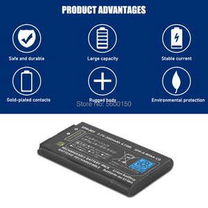Batteries de remplacement Li-ion, 3.7V, 2000mAH pour <span class=keywords><strong>Nintendo</strong></span> <span class=keywords><strong>3DS</strong></span>, LL XL, lot de Batteries rechargeables avec outils - Product Image 5