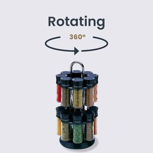 Boîte à chaussures rotative à 2 niveaux, écologique, multifonctionnelle, capacité 5L, en plastique PP, couleur personnalisable, pour la maison, la cuisine, le comptoir, pour chaussures - Product Image 2