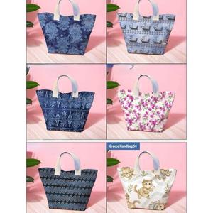 Bolsa de Lona con Estampado Estilo Bohemio para Todas las Temporadas, Bolso de Compras con Cierre Personalizado y Forro de Poliéster - Product Image 3